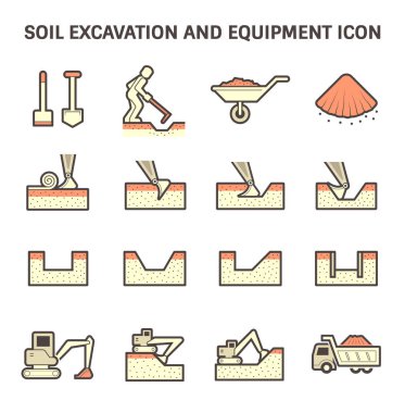 Toprak kazı simgesi