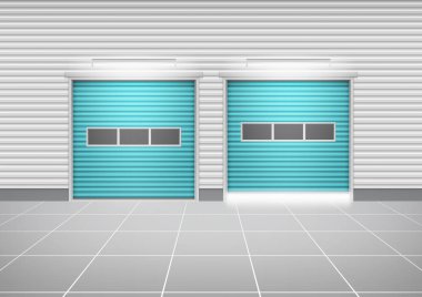 Panjur kapı vektör