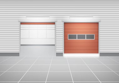 Panjur kapı vektör