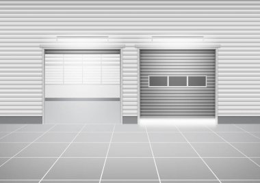 Panjur kapı vektör