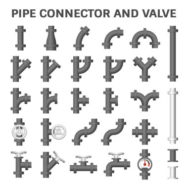 Boru bağlayıcı vektör