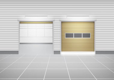 Panjur kapı vektör