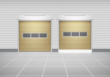 Panjur kapı vektör