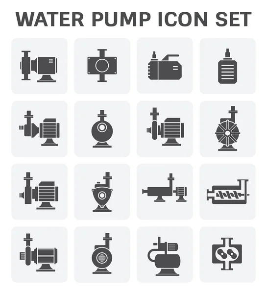 Ikona vodního čerpadla — Stockový vektor