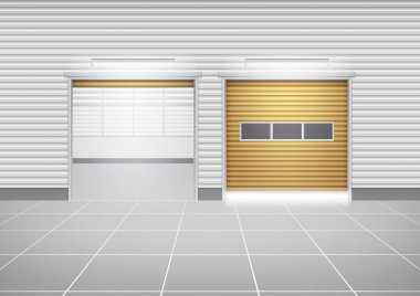 Panjur kapı vektör