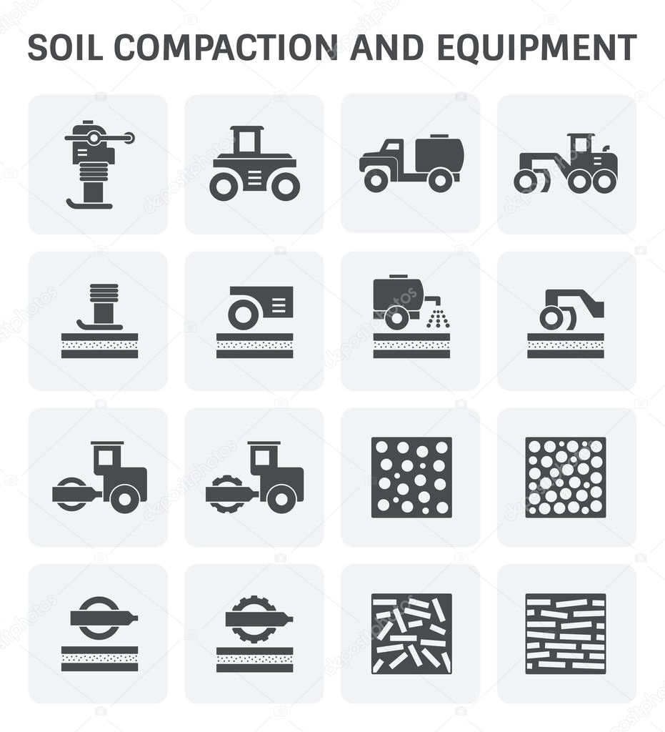 Soil Compaction Icon