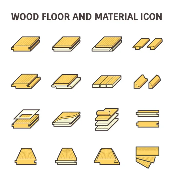 Wood Floor Icon — Stock Vector