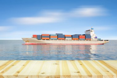 Kargo gemisi deniz