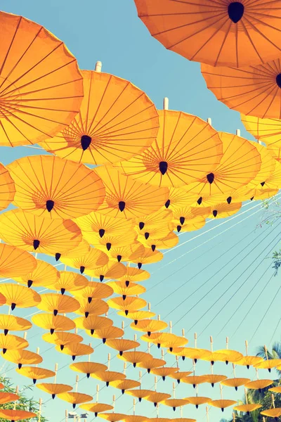Umbrella Sky Background — Stock Photo, Image