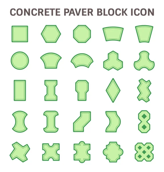 Paver Block Floor — Stock Vector