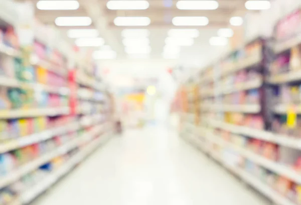 Supermarket, rozostřené pozadí — Stock fotografie