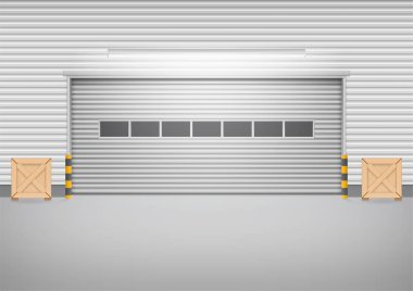 Panjur kapı vektör