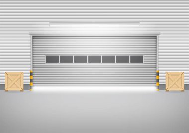 Panjur kapı vektör