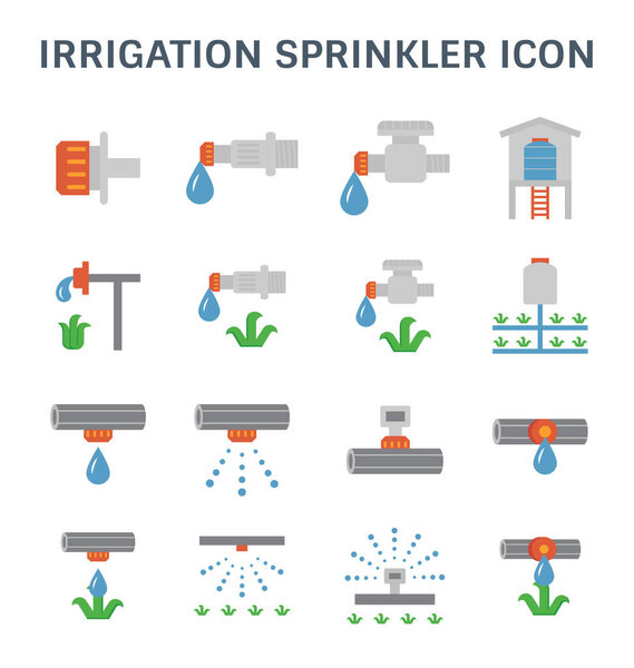irrigation sprinkler icon