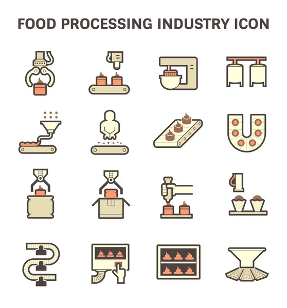 Icono de procesamiento de alimentos — Archivo Imágenes Vectoriales