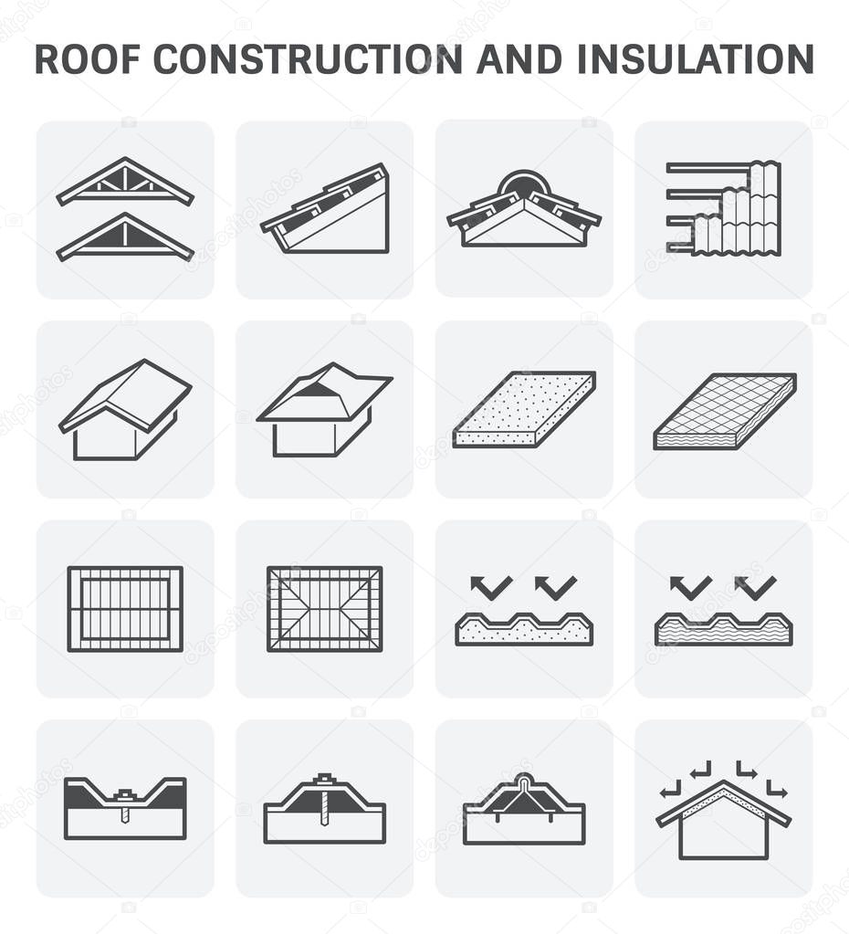 roof construction icon