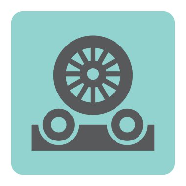 Tekerlekli araba simgesi