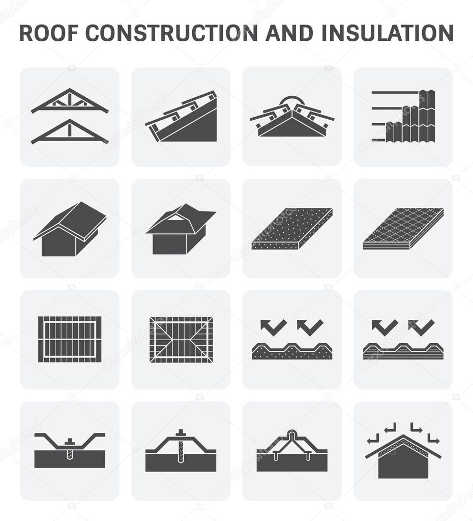 roof construction icon