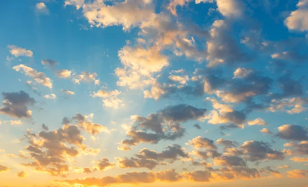 Sunset and sky — Stock Photo, Image