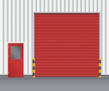 Panjur kapı vektör