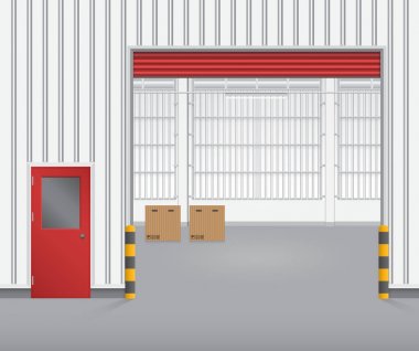 Panjur kapı vektör