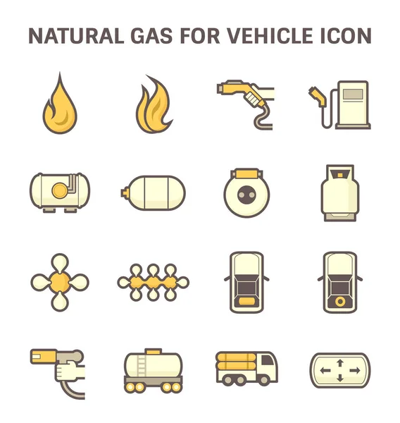 Icono del gas natural — Vector de stock