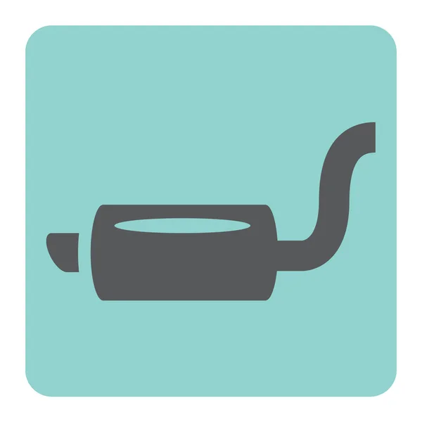 Exhaust pipe icon — Stock Vector