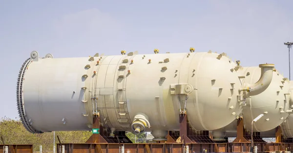 Lng-tank fabricage — Stockfoto