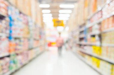 bulanık süpermarket arka plan