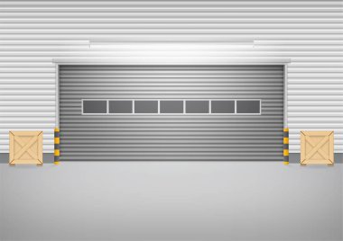 Panjur kapı vektör