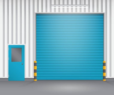 Panjur kapı vektör