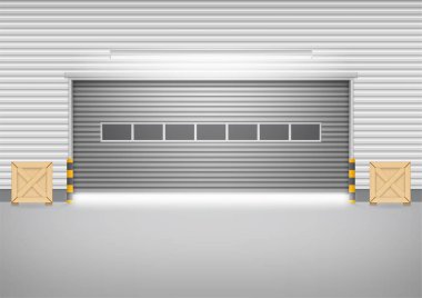 Panjur kapı vektör