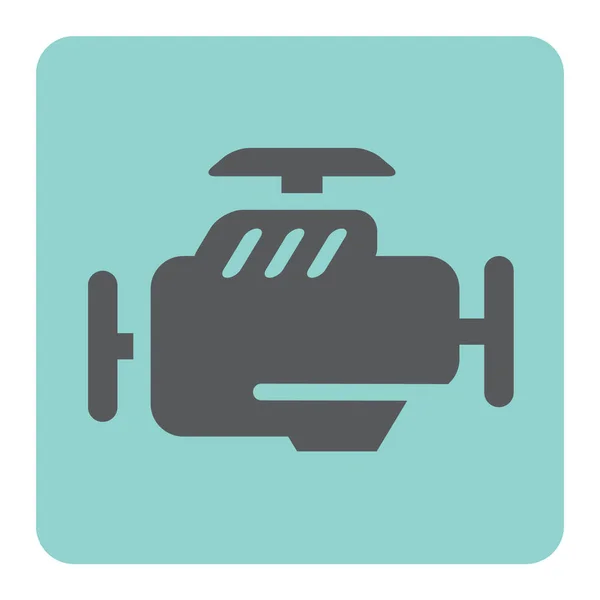 Pictogram van de motor van de auto — Stockvector