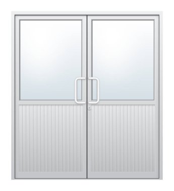 aluminium door vector
