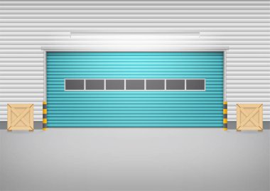 Panjur kapı vektör