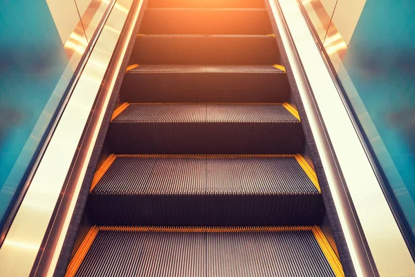 Escalator step inside — Stock Photo, Image