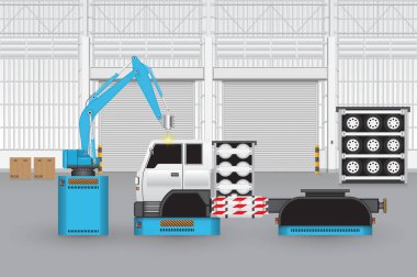 Araba bakım konsepti