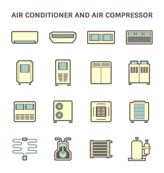 Ícone de ar condicionado — Vetor de Stock
