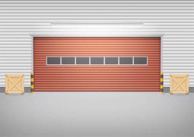 Panjur kapı vektör