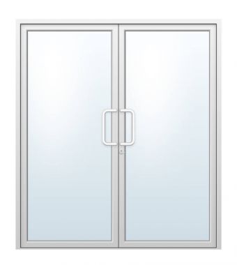 aluminium door vector