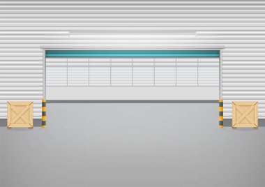 Panjur kapı vektör