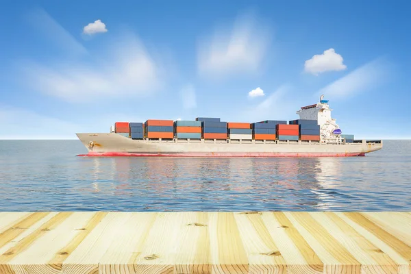 Kargo gemi konteyner — Stok fotoğraf