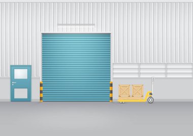 Panjur kapı vektör