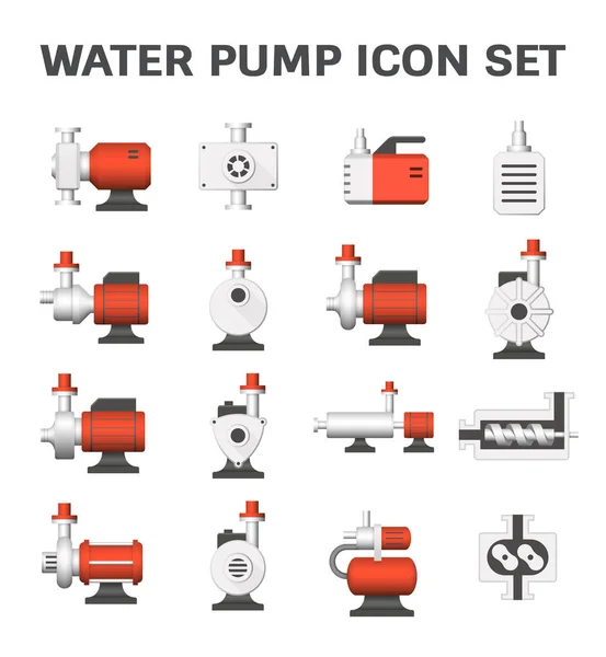 Icono de bomba de agua — Vector de stock