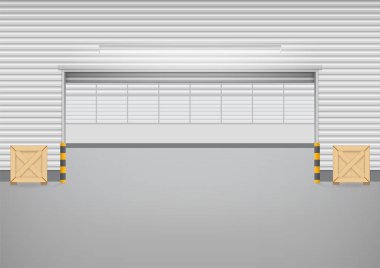 Panjur kapı vektör