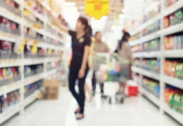 blurred shopping background