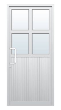 aluminium door vector