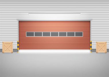 Panjur kapı vektör