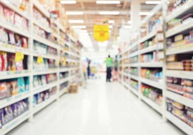 alışveriş arka plan bulanık