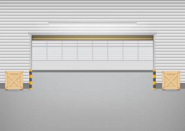 Panjur kapı vektör